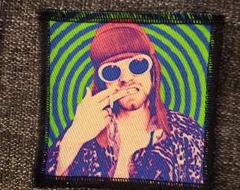 Kurt Cobain patch, Nirvana, grunge
