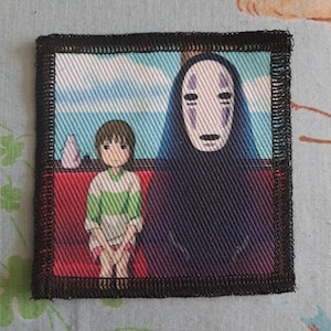 Spirited Away patch, cartoon, Ghibli
