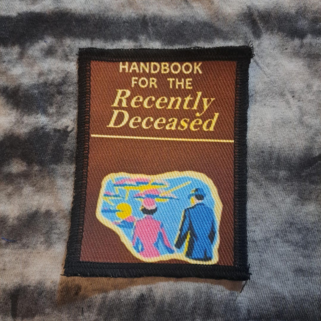 Handbook for the Recently Deceased, Beetlejuice Patch, Movie Etsy