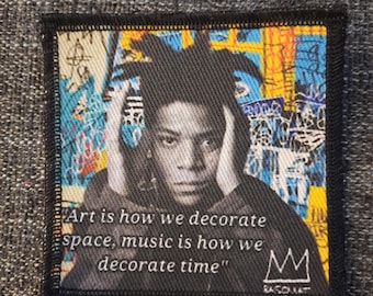Basquiat patch, art