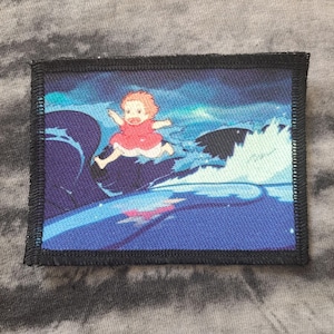Ponyo patch, cartoon