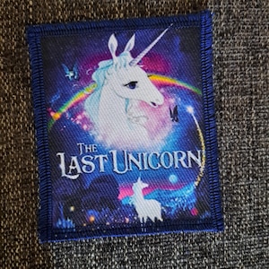 The Last Unicorn patch, cartoon, movie