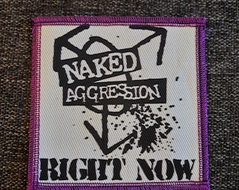 Naked Agression patch, punk