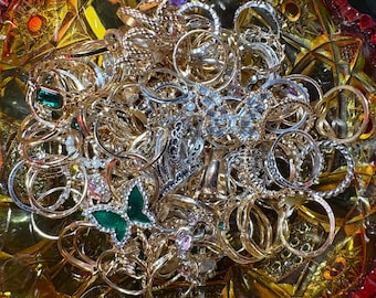 Lotes de anillos personalizados aleatorios - Bisutería - ¡Reposición frecuente!