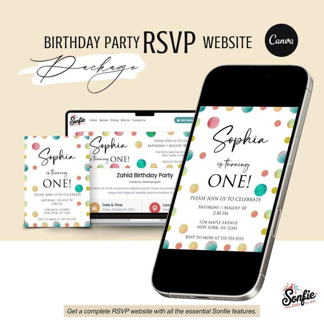 Simple Rsvp Classic Simple Design Invitations | Seamless RSVP Management | RSVP ...