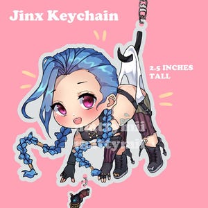 ARCANE Keychain Connected Charm - Jinx [PREORDER]