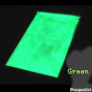 Luminous Powder Green 10g Glow in the Dark Pigment for Resin Nail Art Decor Crafts eo7490
