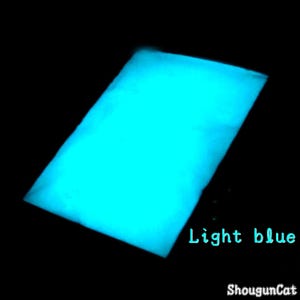 Luminous Powder Light Blue 10g Glow in the Dark Pigment for Resin Nail Art Decor Crafts eo7500