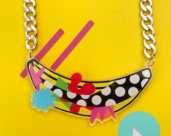 80s Style Banana necklace