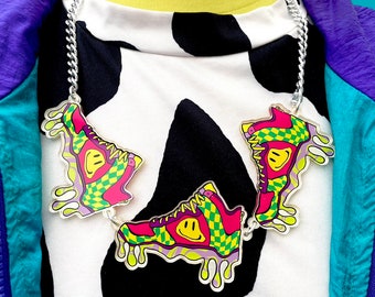 Melty High Tops Charm Necklace