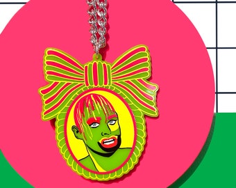 Leigh Bowery Inspired Kitsch Cameo Necklace