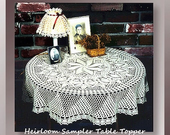 Heirloom Sampler Table Topper