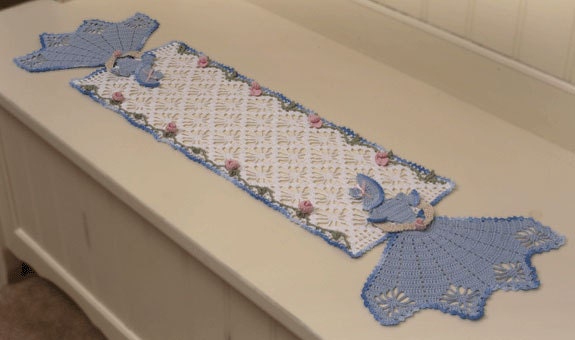 Spider Lace Crinoline Runner Crochet Pattern