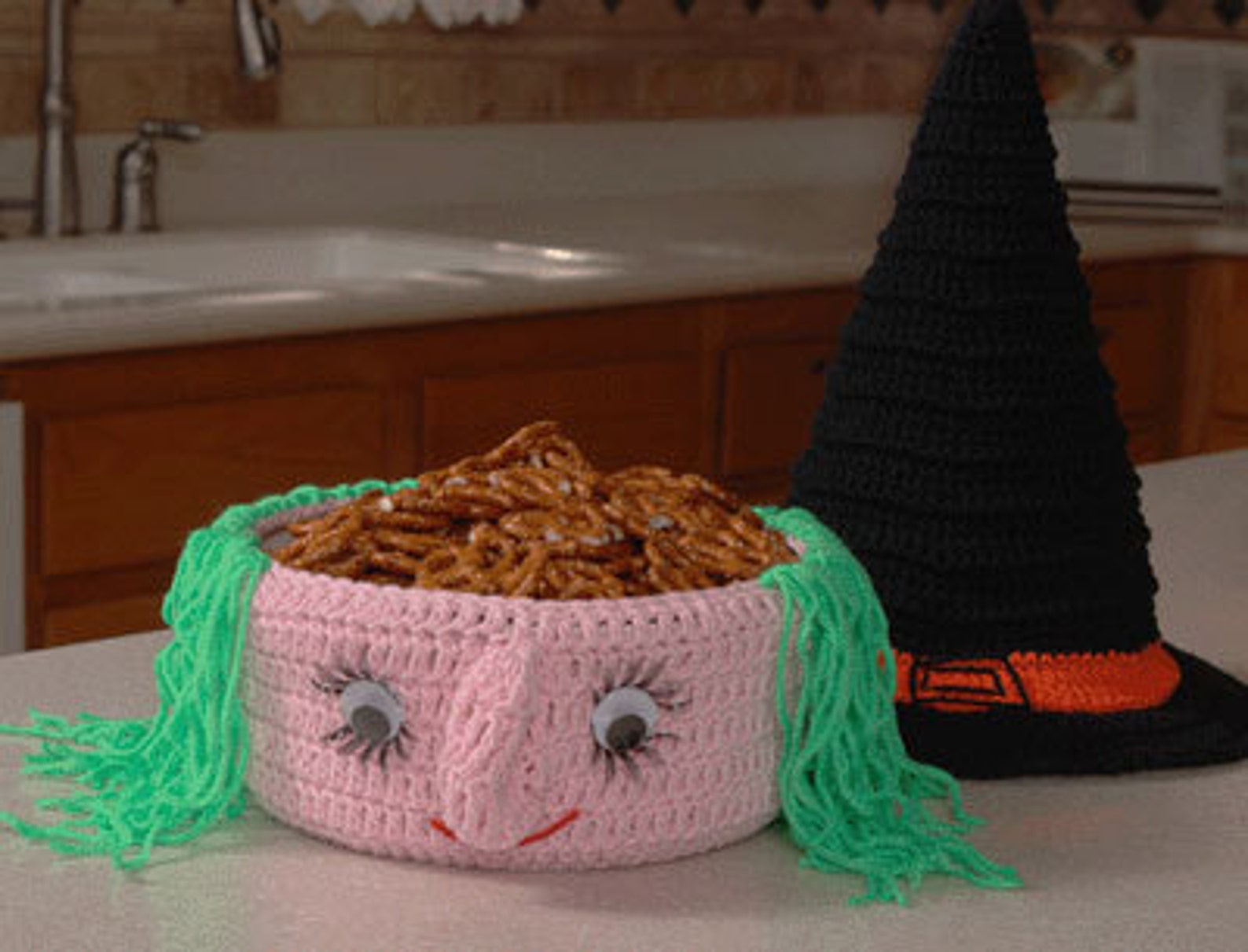 0802 Casting A Spell Witch Casserole Cover Crochet Pattern Etsy Nederland