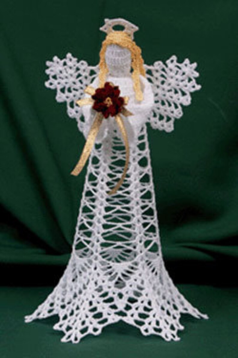 Ice Crystals Winter Angel Crochet Pattern image 2