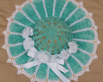 0632 Spring Lace Decorative Hat Crochet Pattern