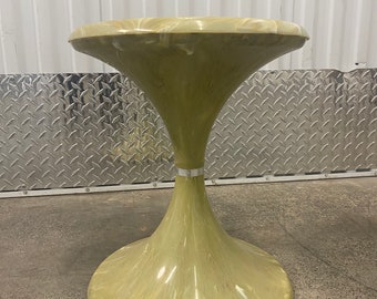 60s Marbiized Plastic Tulip side Table