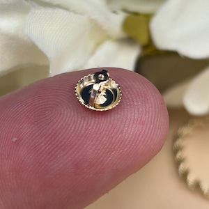 14k Solid Gold Earring Backing, Spare Screw Back Earring Backing, 0.86mm Hole, Screw Back Backing, Spare Screw back for missing Earrings