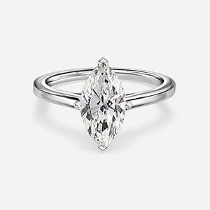 1.50CTW IGI Certified Marquise Cut Diamond Solitaire Ring, Solid Gold Marquise Diamond Wedding Ring,18K Solid Gold Marquise Cut Diamond Ring