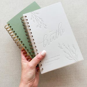 Just Breathe Anxiety Journal with Prompts; Mental Health Journal for Women; Anxiety Book for Self-Love, Therapy Journal; ADHD Tool
