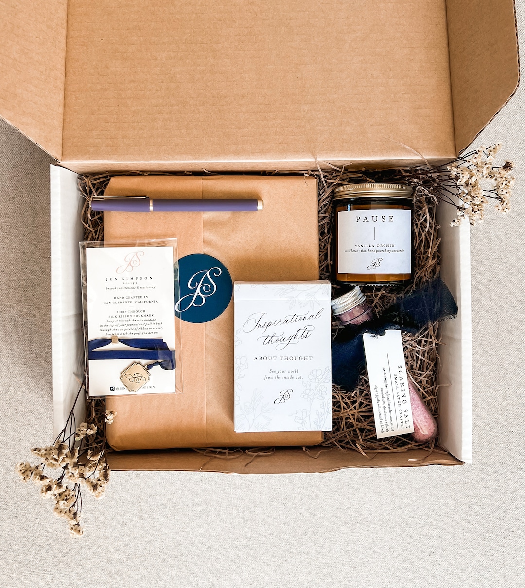 Calming Gift Box, Self Care Gift Box, Night in Gift Box, Curated Gift