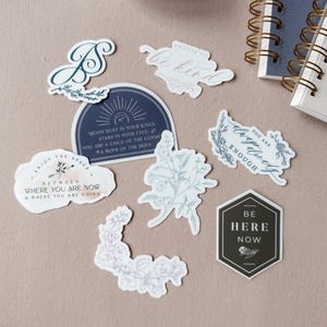 Inspirational sticker pack // You are enough sticker, be kind sticker, self growth, laptop sticker, vinyl sticker, water bottle sticker