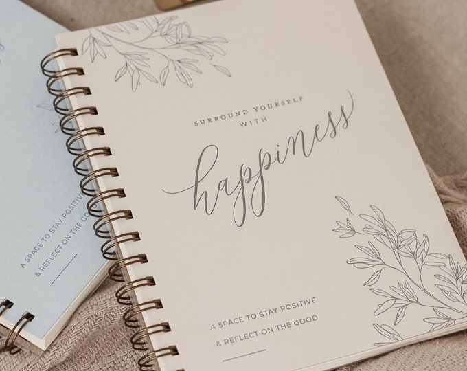 Gratitude Journal, Self-Care Journal, Wellness Journal, Guided Journal for Self-Improvement