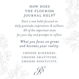 Wellness journal with prompts, Undated Journal, Daily Journal, Self Care Journal, Mindfulness Journal, Gratitude Journal, Bullet Journal image 3