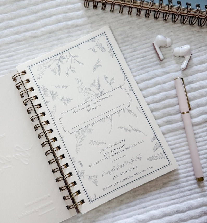 Travel Journal // Travel Gift, Adventures Journal, Travel Scrapbook, Vacation Journal, Traveling Gifts, Travel Notebook, Travel Accessories image 7
