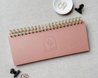 Keyboard Weekly Planner: Plan It Desk Organizer