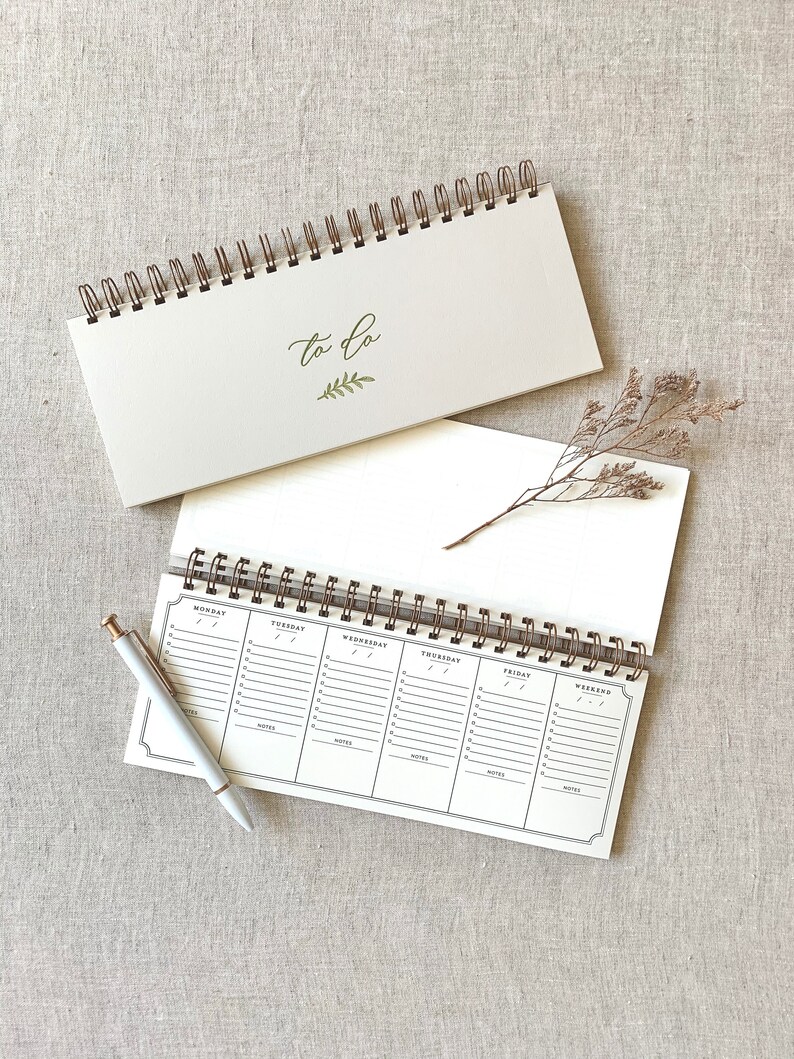 Keyboard Planner // to Do Planner Weekly Planner Desk - Etsy
