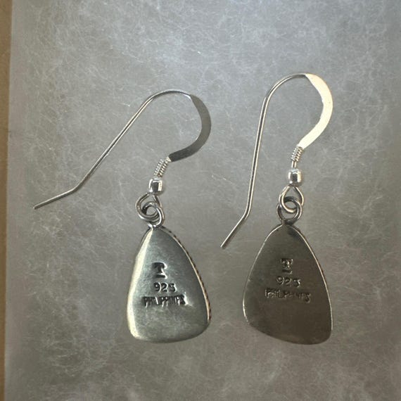 Vintage Gorgeous  Turquoise Triangular Hanging Dr… - image 11