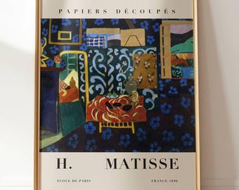 Still Life with Aubergines 1911 Henri Matisse Art Poster Print