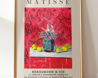 Still Life with Lemons 1943 Henri Matisse Art Poster Print