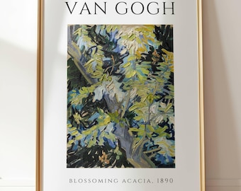 Blossoming Acacia Branches 1890 by Dutch Post-Impressionist Painter Vincent Van Gogh