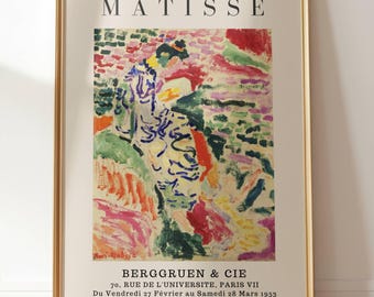 La Japonaise: Woman beside the Water 1905 Henri Matisse Art Poster Print