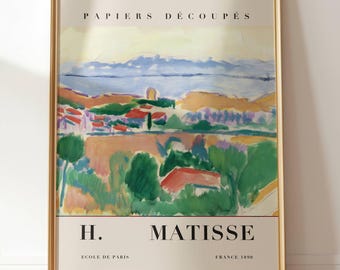 Vue de Collioure 1905 Henri Matisse Art Poster Print