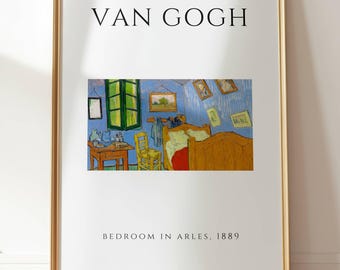 Bedroom in Arles 1889 by Dutch Post-Impressionist Painter Vincent Van Gogh