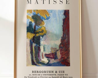 Arcueil 1899 Henri Matisse Art Poster Print