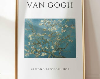 Almond Blossom 1890 by Dutch Post-Impressionist Painter Vincent Van Gogh