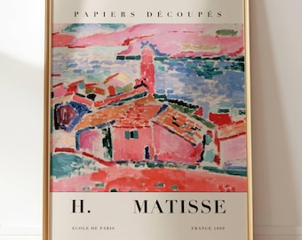 View of Collioure 1905 Henri Matisse Art Poster Print