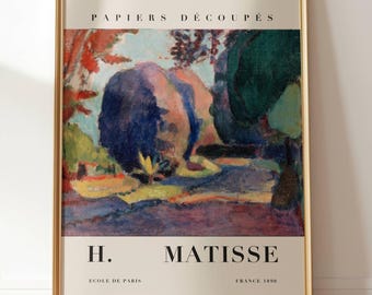 The Luxembourg Gardens 1901 Henri Matisse Art Poster Print