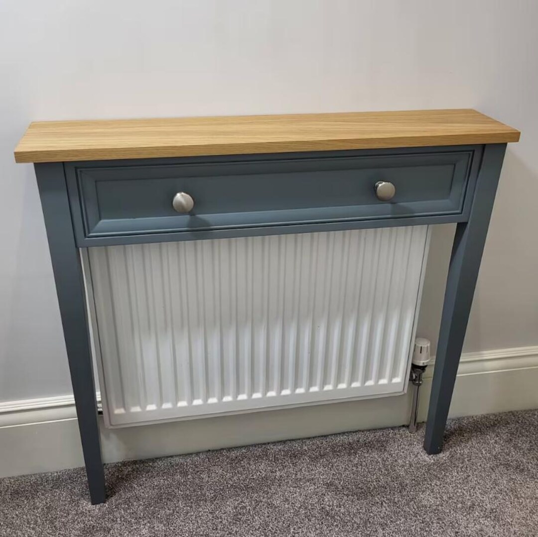 Fluted Front Radiator Table 1000mm Tall Elegant Radiator Cover, Table Shelf, Console Table. - Etsy
