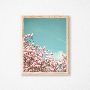 Flower Wall Art, Cherry Blossom, Bedroom Wall Decor, Gift for Her A Moment in Time image 4