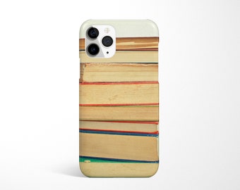Book iPhone 14 Case, iPhone 14 Cover - Stack of Books