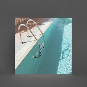 Tarjeta de felicitación de piscina, tarjeta de verano - Piscina IV