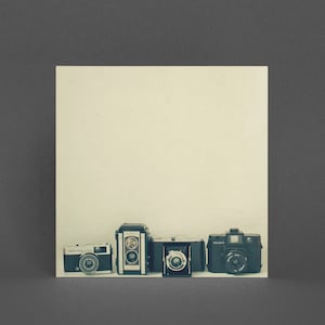 Biglietto d'auguri per macchina fotografica, biglietto per fotografo - Collezione di macchine fotografiche