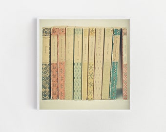 Book Lover Gift, Literature Prints, Office Wall Art - Old Books