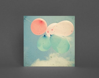 Balloon Greeting Card - Almost Free