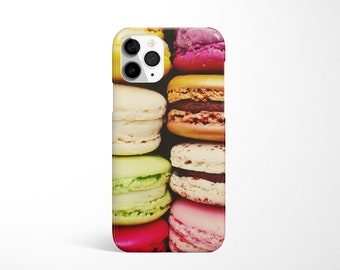 Macaron iPhone 14 Case, Food Phone Cover - Sweet Treats